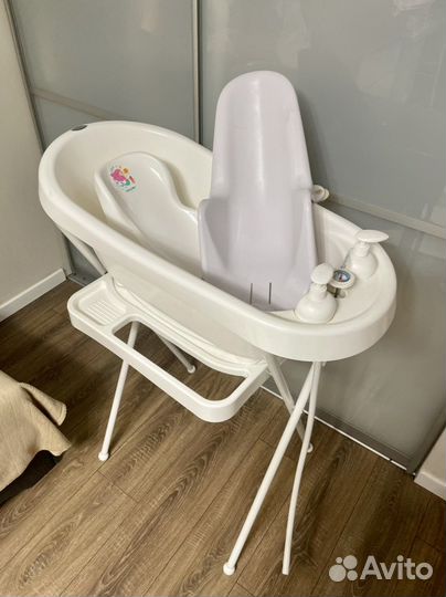 Ванночка Bebejou,горки и круг для купания