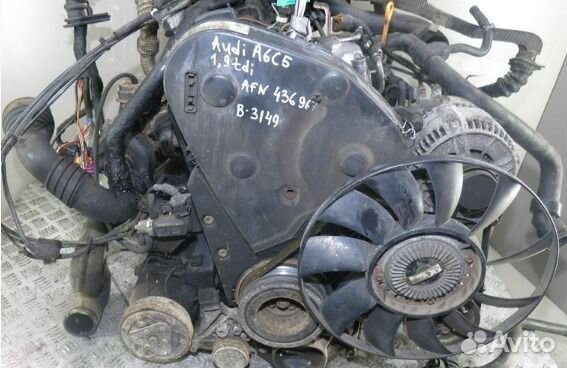 Двигатель Audi A6C5 1.9 Турбо - Дизель AFN