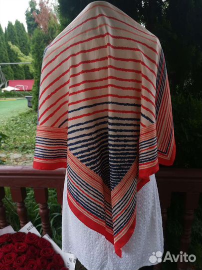 Винтажный шёлковый платок