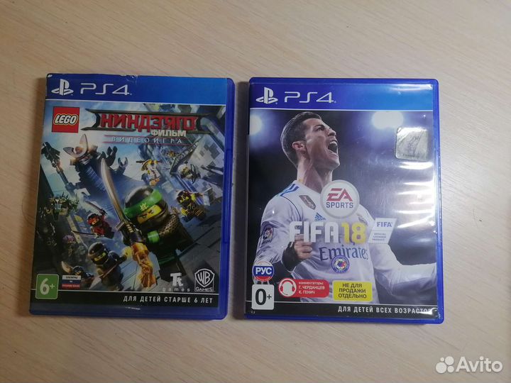 Игры для приставок ps4 lego ninjago/fifa 18