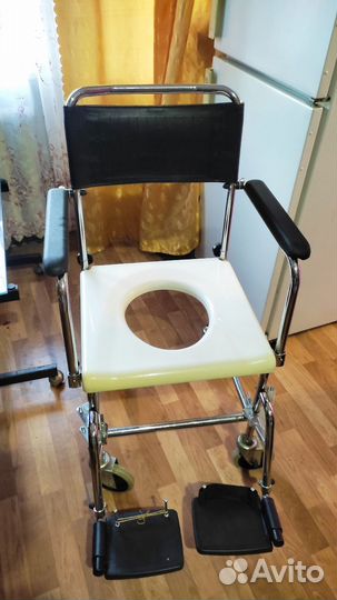 Кресло каталка с туалетом для инвалидов взрослых