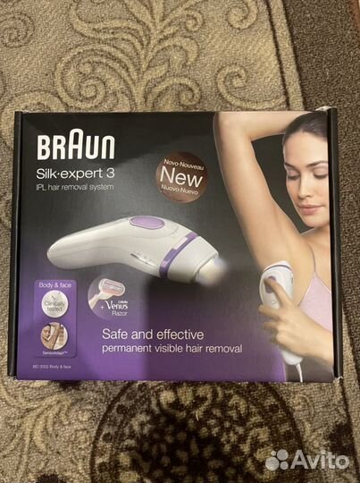 Эпилятор лазерный braun silk expert 3 6030