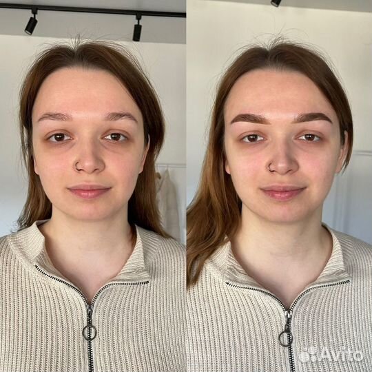 Окрашивание бровей