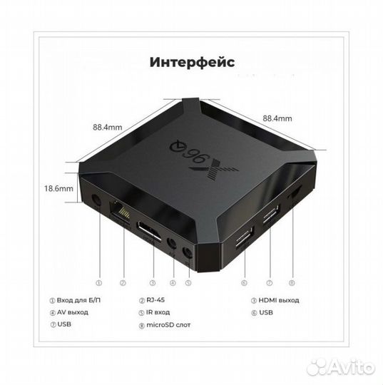 Смарт приставка X96q прошитая с бесплатным тв