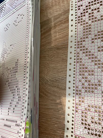 Перфокарты для вязальных машин