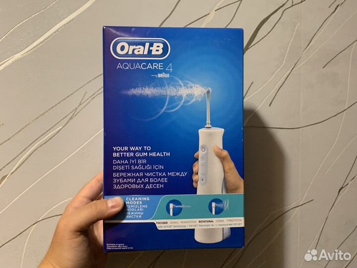 Ирригатор новый Oral-b AquaCare 4