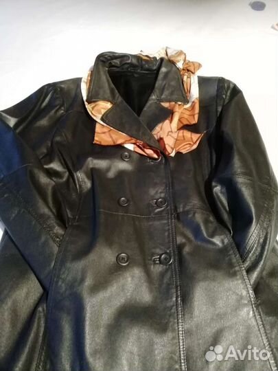 Кожаная куртка женская 50 размер