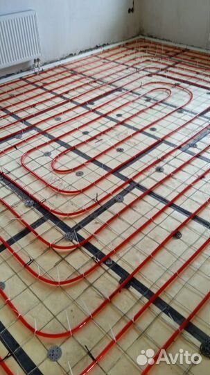 Монтаж отопления, водоснабжения