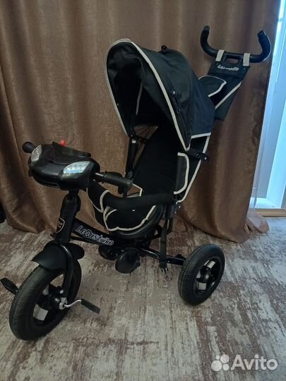 Детский велосипед с родительской ручкой