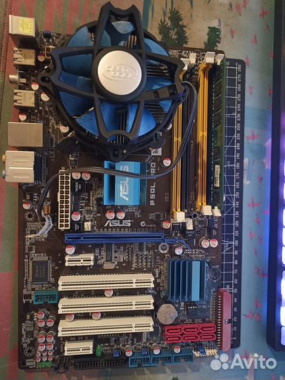Комплект на 775 сокете (Core2Quad Q9450)