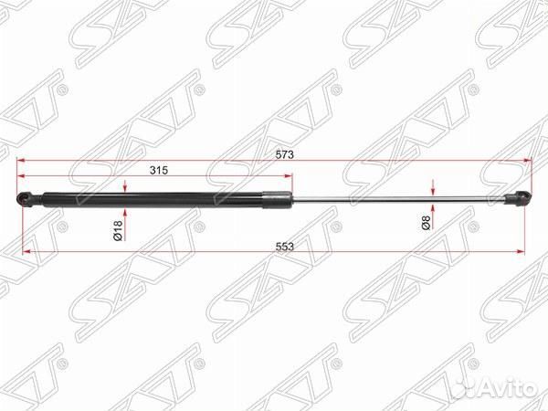 Амортизатор капота Lexus IS 13-20