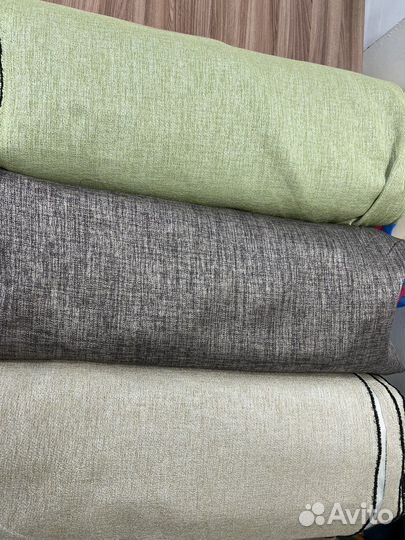 Ткань для штор блэкаут рогожка мешковина