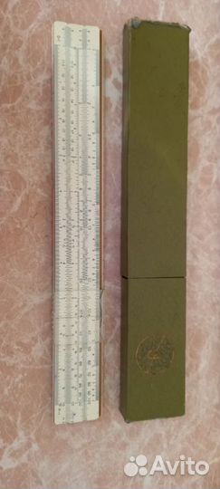 Логарифмическая линейка СССР. 1977