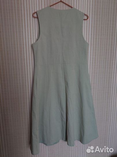 Платье лён новое 48