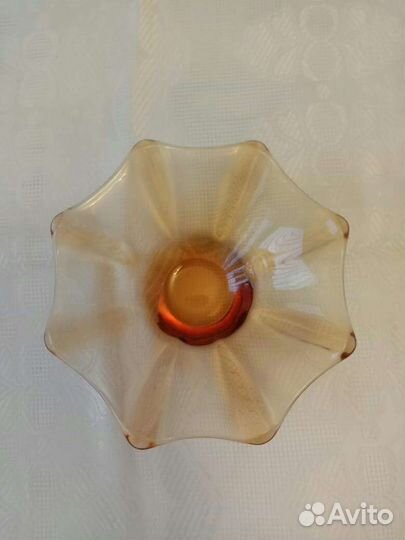 Ваза цветное стекло СССР