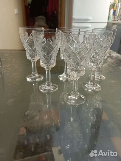Хрустальные рюмки СССР. Стаканы