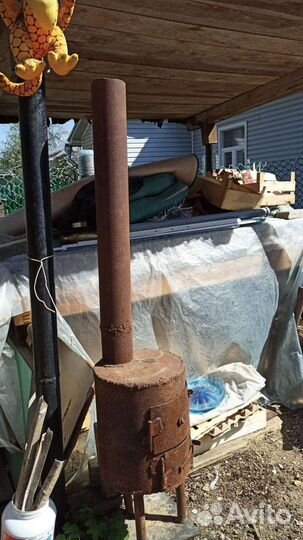 Печь буржуйка садовая