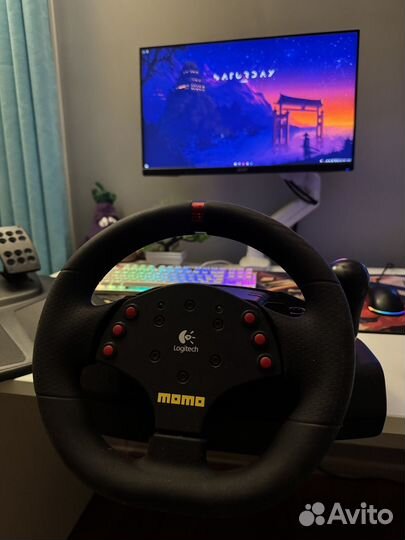 Игровой руль logitech momo racing мод 900 градусов