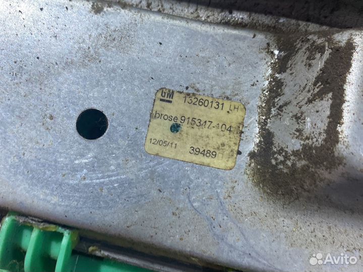 Opel astra j задние механические стеклоподъемники