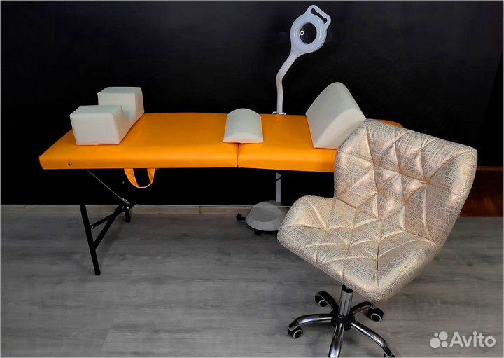 Кушетка для наращивания тележка стул лампа