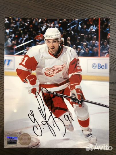 Автограф Сергей Федоров/ Sergei Fedorov