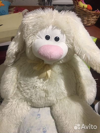 Мягкая игрушка заяц