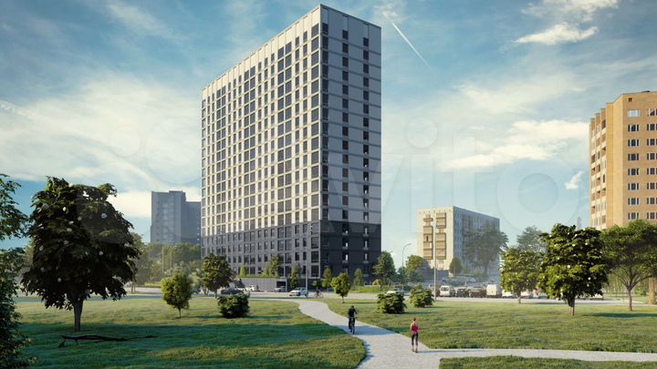 2-к. квартира, 89,9 м², 1/16 эт.