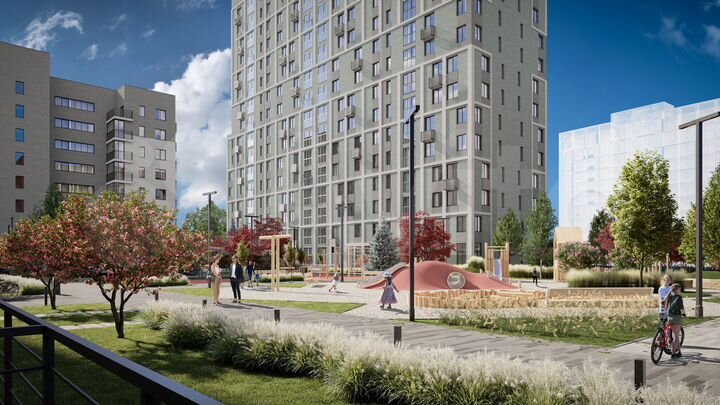 2-к. квартира, 72,8 м², 1/8 эт.