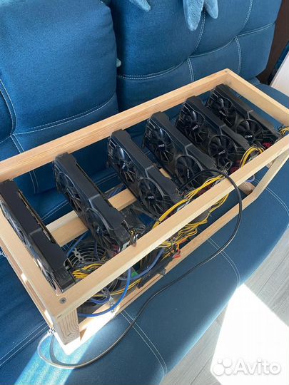 Майнинг ферма под разбор