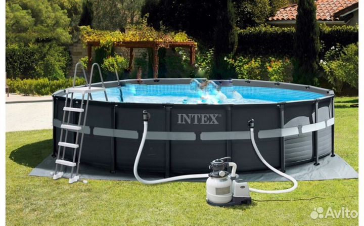 Каркасный бассейн intex ultra frame