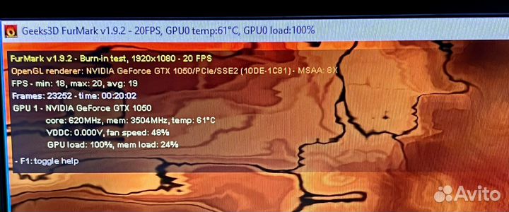 Видеокарта MSI GTX 1050 2Gb