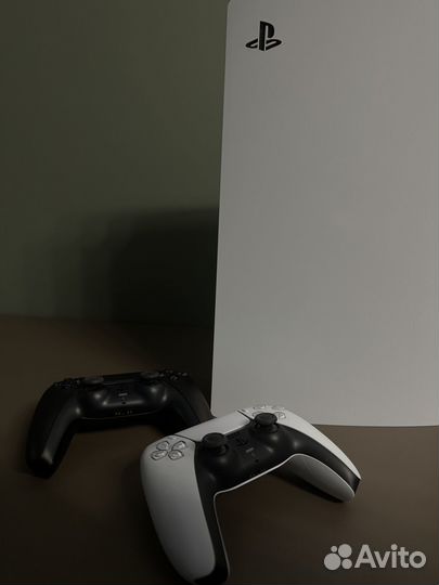 Sony playstation 5 ps5 с дисководом 2 джойстика