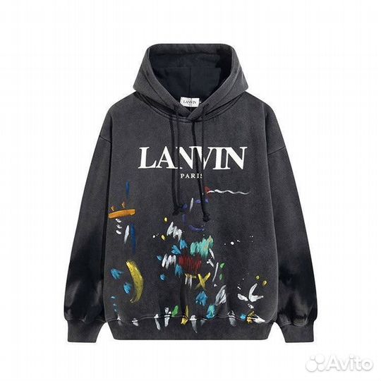 Худи Gallery Dept Lanvin Серое