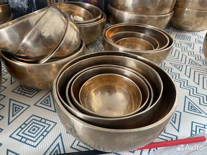 Кованые поющие чаши