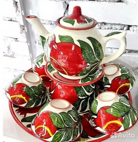 Чайный сервиз Гранат Узбекистан