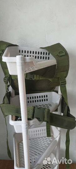 Тактический пояс с плечевыми лямками