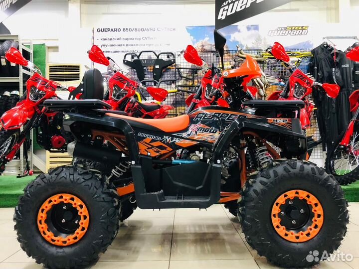 Детский квадроцикл FX Moto Reaper 125 оранжевый