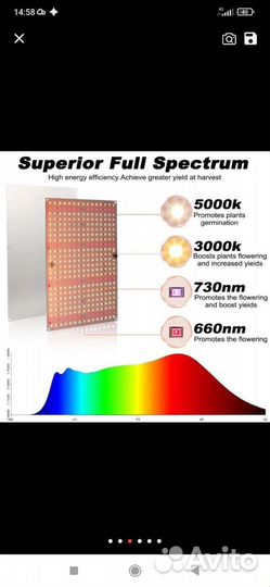 Фитолампа для растений