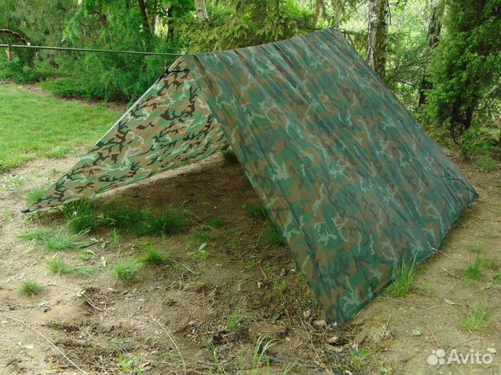Тент камуфляжный с люверсами все размеры