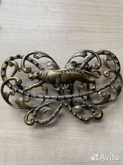 Пряжка латунная на ремень