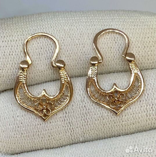 Золотые серьги СССР