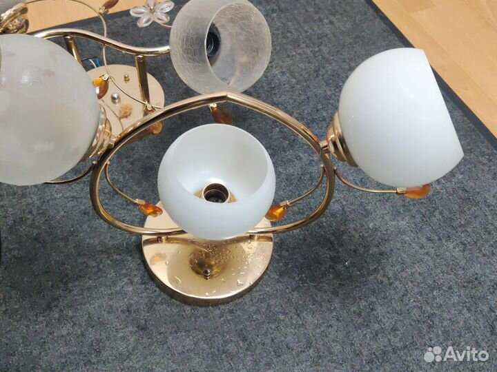 Люстра потолочная подвесная бу