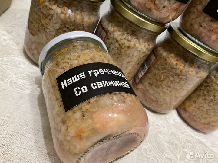 Каша гречневая со свининой