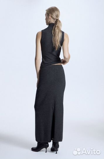 Топ и юбка lime с ангорской шерстью