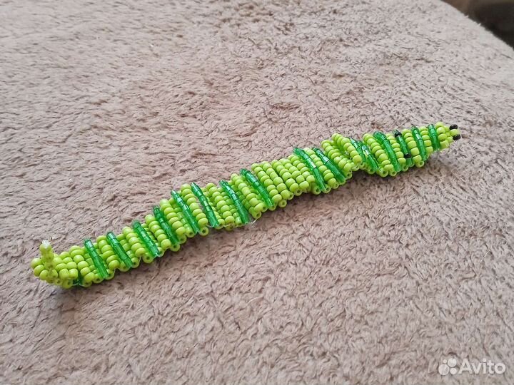 Крокодил из бисера