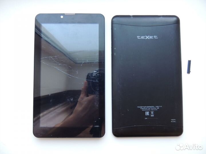 Планшет “Texet X-pad Plus 7 3G”, требуется ремонт