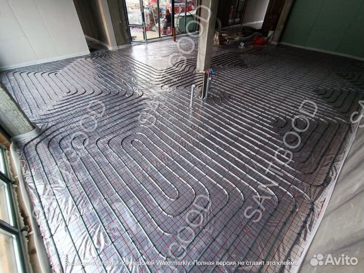 Водяной теплый пол Отопление под ключ