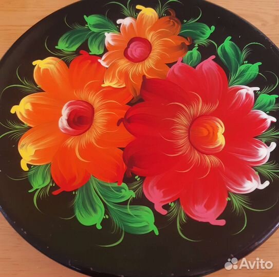 Блюдо расписное СССР