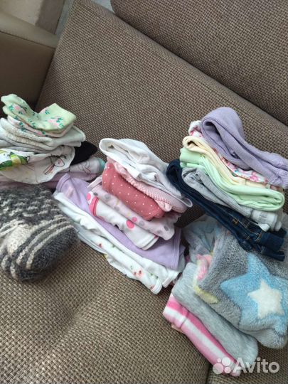 Вещи пакетом для девочки 68-74