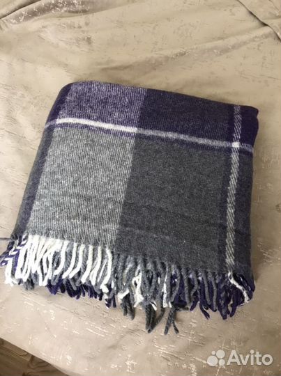 Плед шерстняной 2,0*1,0 м